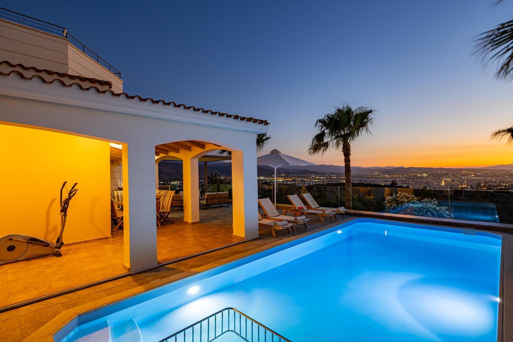 Karmilos Hill Villa ハニア エクステリア 写真