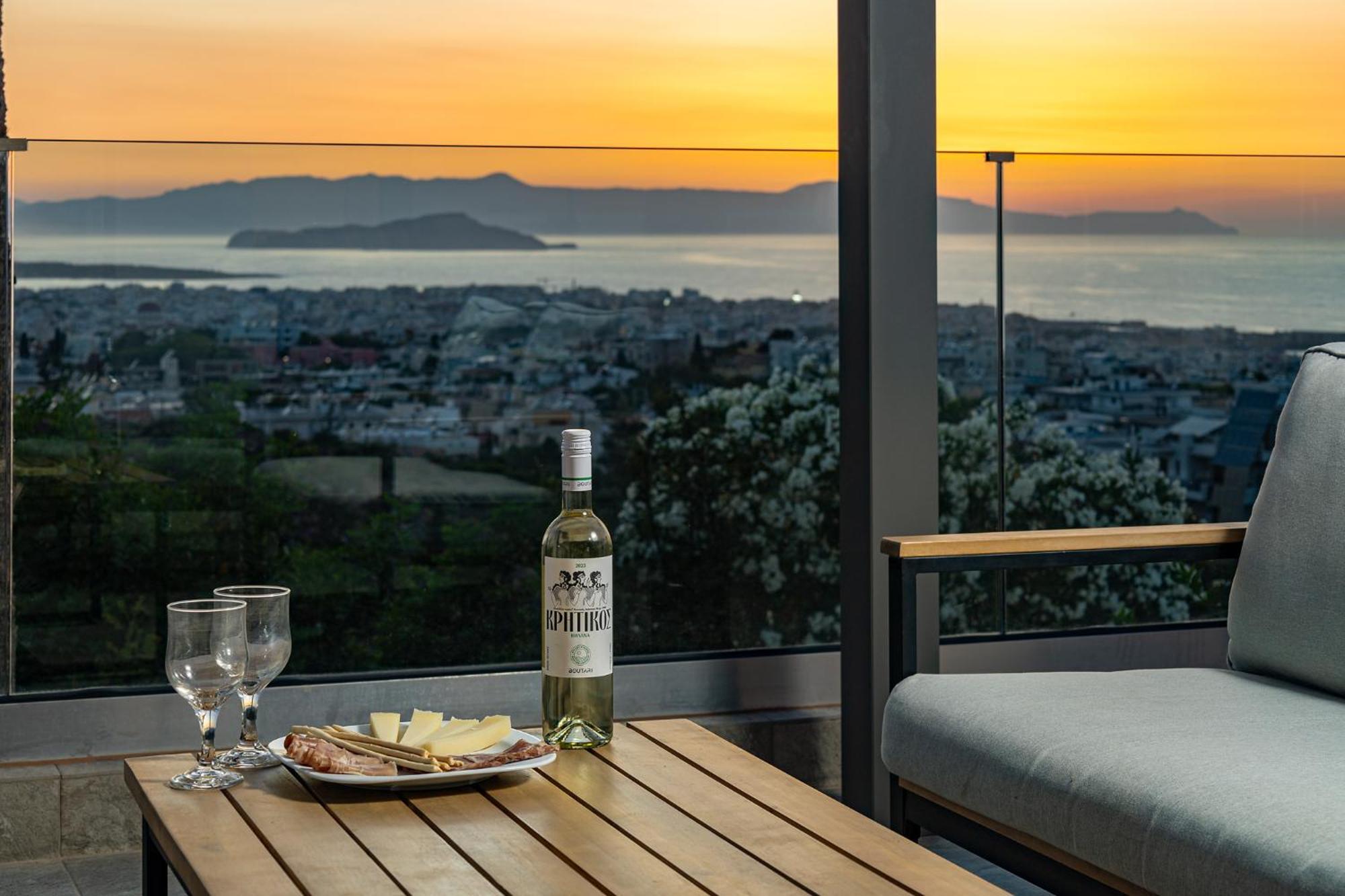 Karmilos Hill Villa ハニア エクステリア 写真