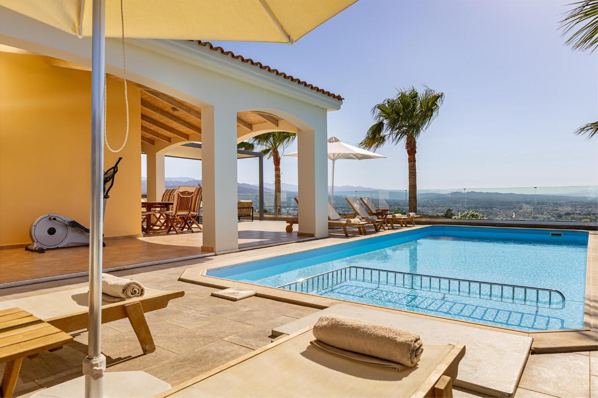 Karmilos Hill Villa ハニア エクステリア 写真