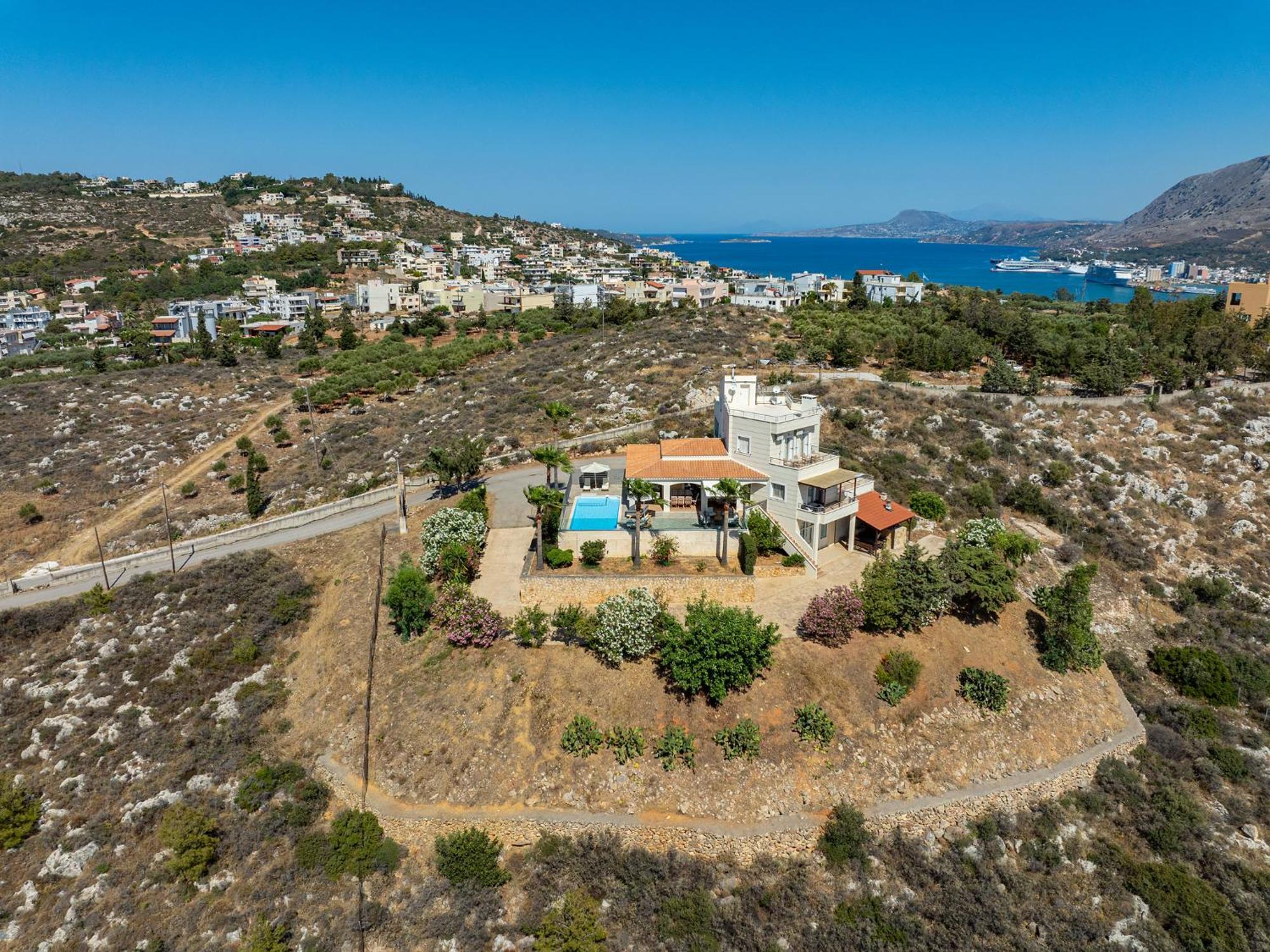 Karmilos Hill Villa ハニア エクステリア 写真