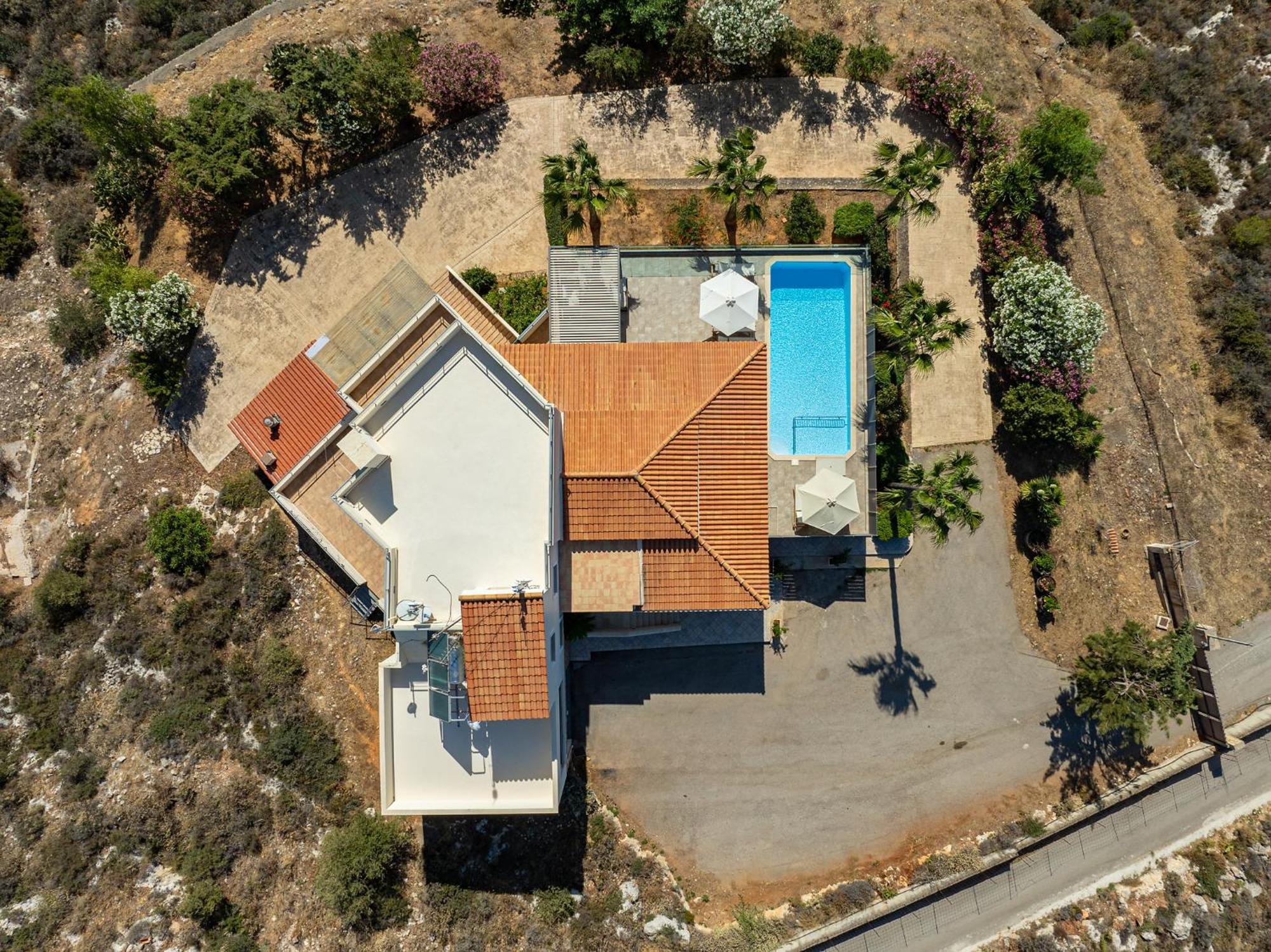 Karmilos Hill Villa ハニア エクステリア 写真