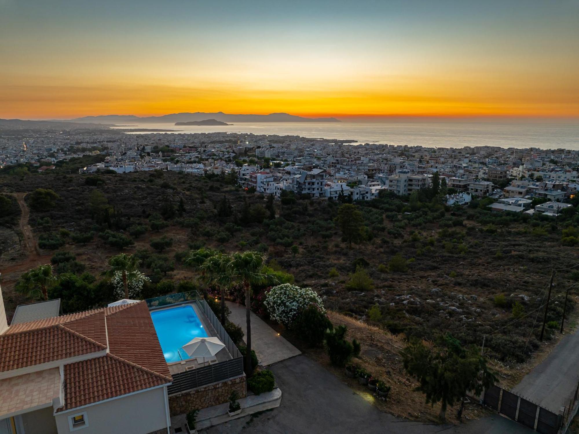 Karmilos Hill Villa ハニア エクステリア 写真