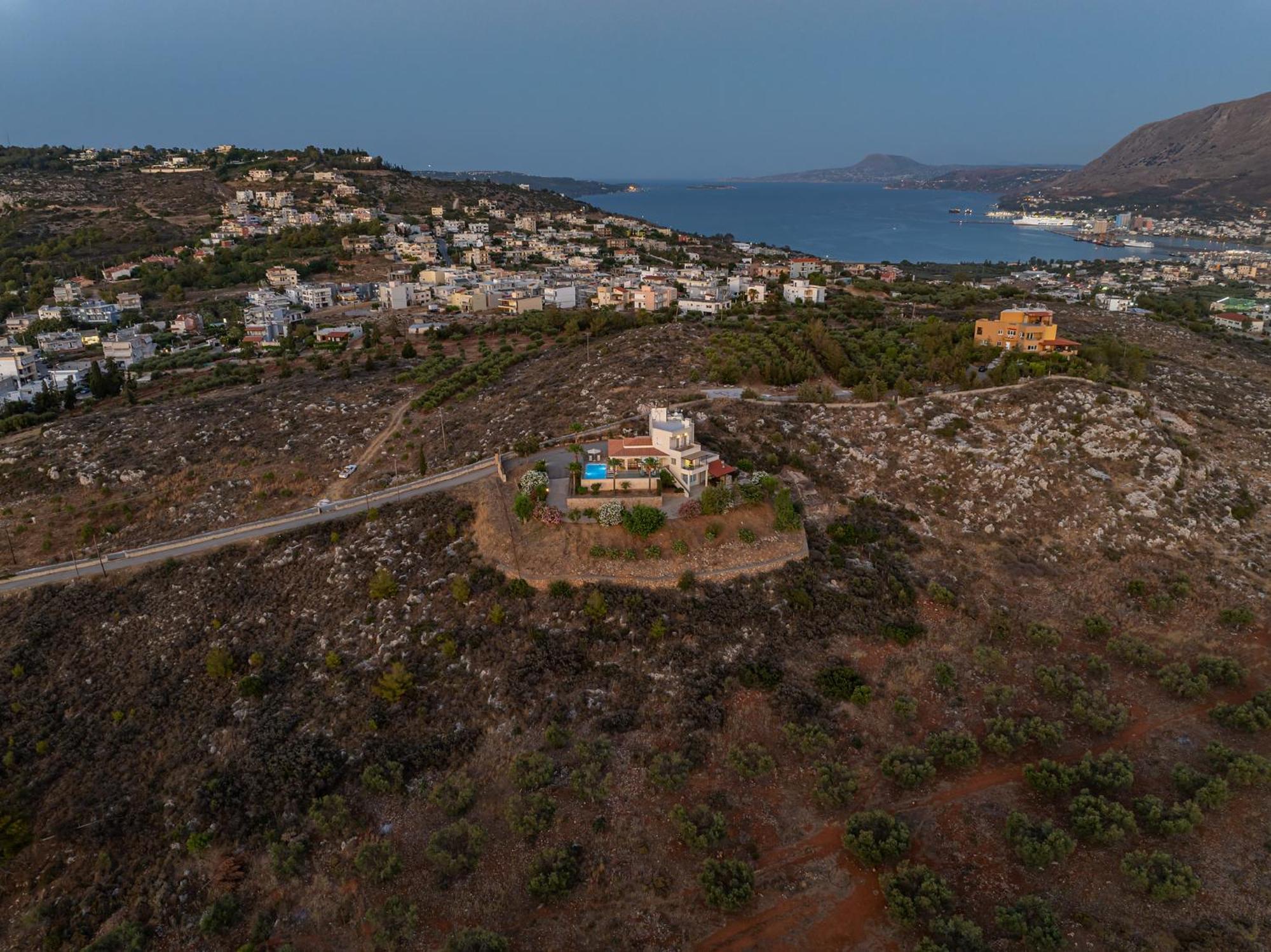 Karmilos Hill Villa ハニア エクステリア 写真