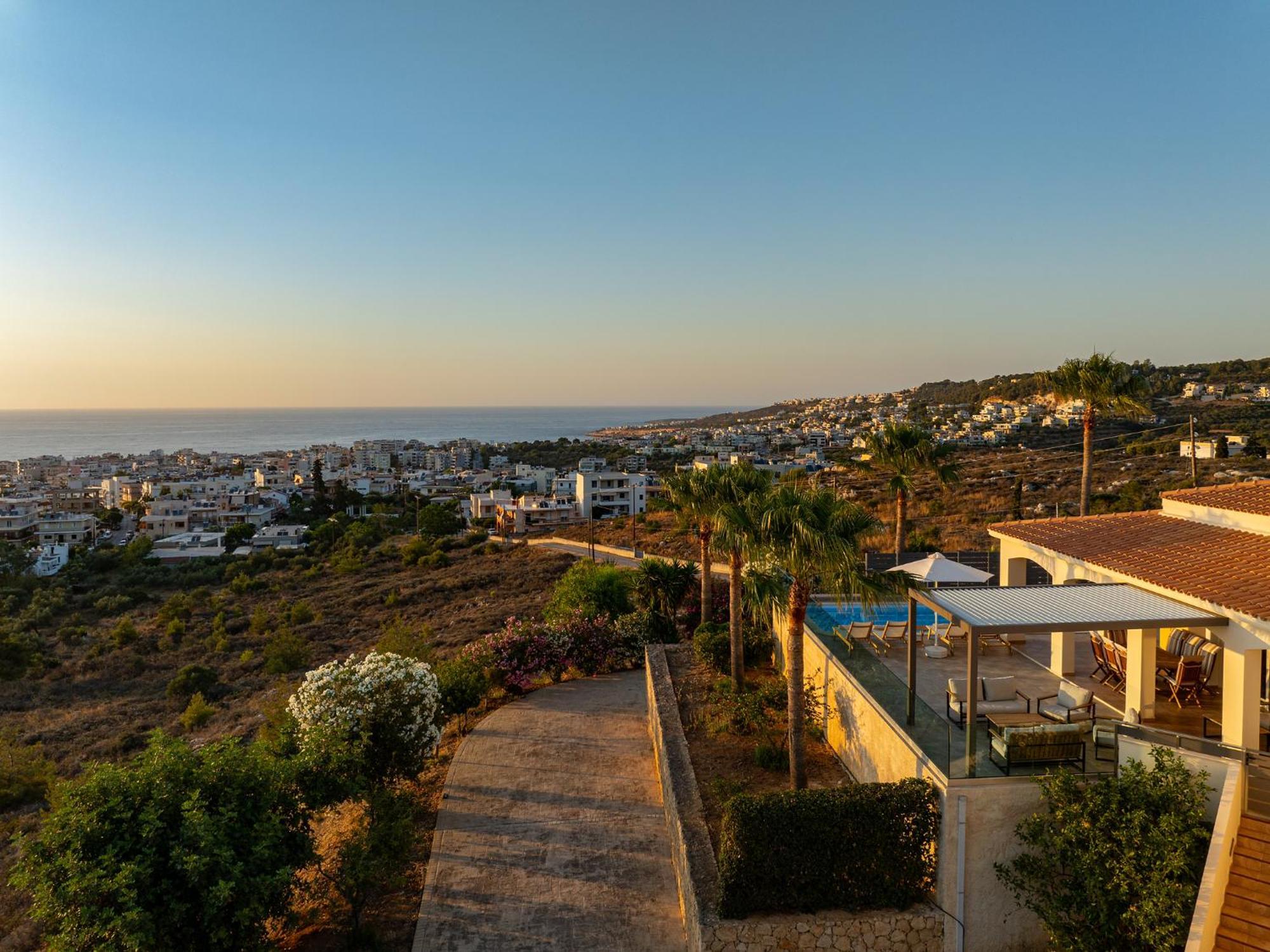 Karmilos Hill Villa ハニア エクステリア 写真