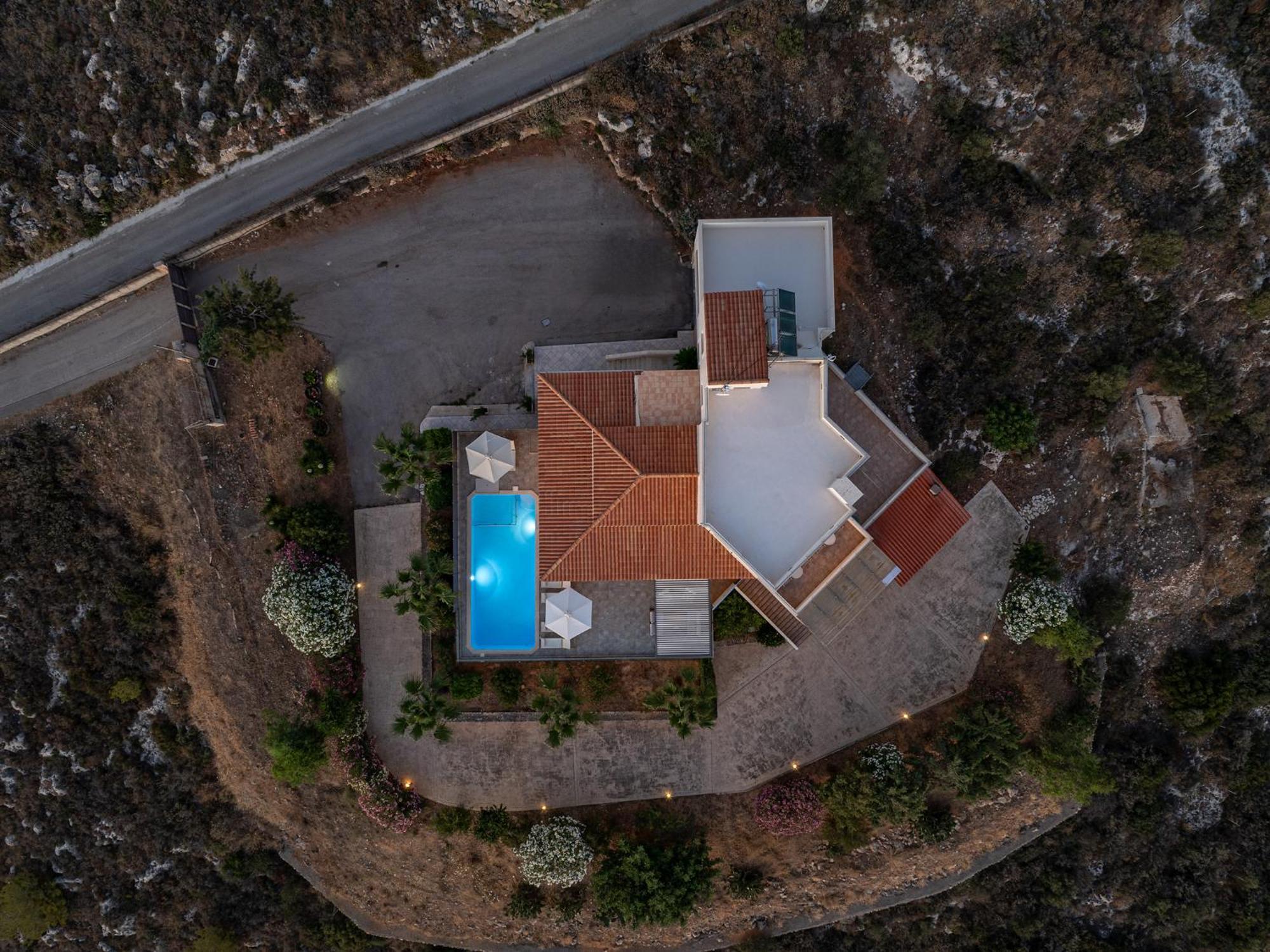 Karmilos Hill Villa ハニア エクステリア 写真